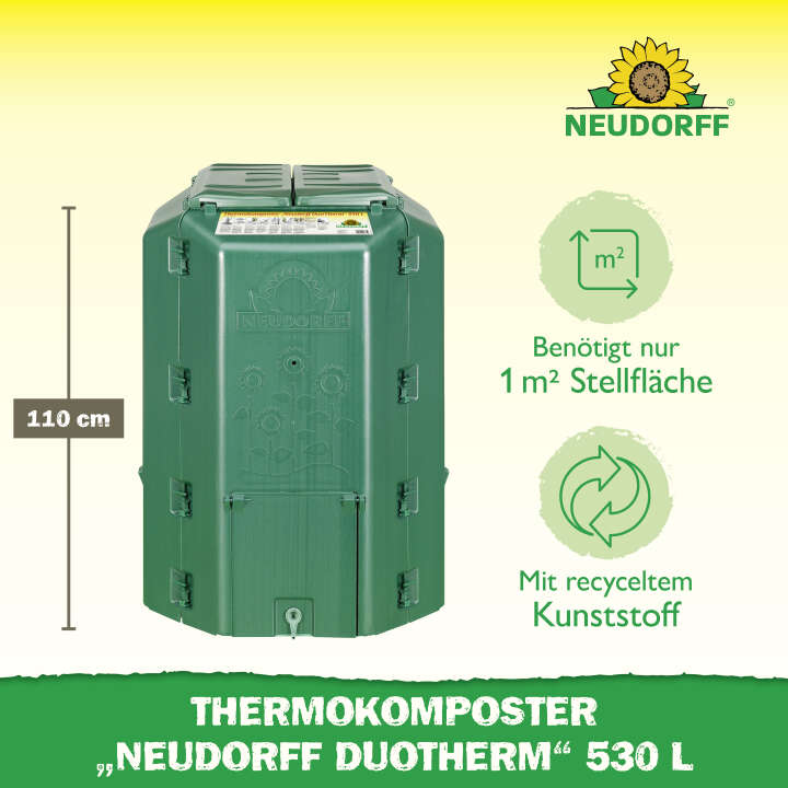 NEUDORFF Thermokomposter "Neudorff Duo­Therm" 530 L